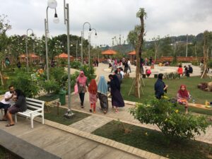 Suasana di Taman Ghanjaran (Dokumentasi Desa Ketapanrame)