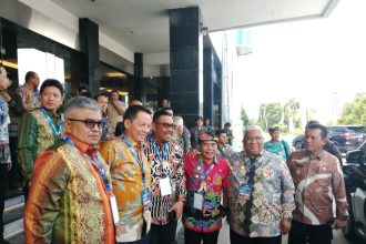 Keterangan: Gubernur Sultra, Ali Mazi Saat Menghadiri Rakernas APPSI Se-Indonesia Sumber foto: sultraprov.go.id