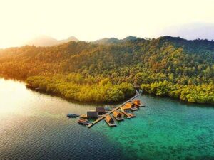 Pulau Pahawang yang terletak di kecamatan Marga Punduh, Kabupaten Pesawaran. Sumber foto: pariwisata.pesawarankab.go.id