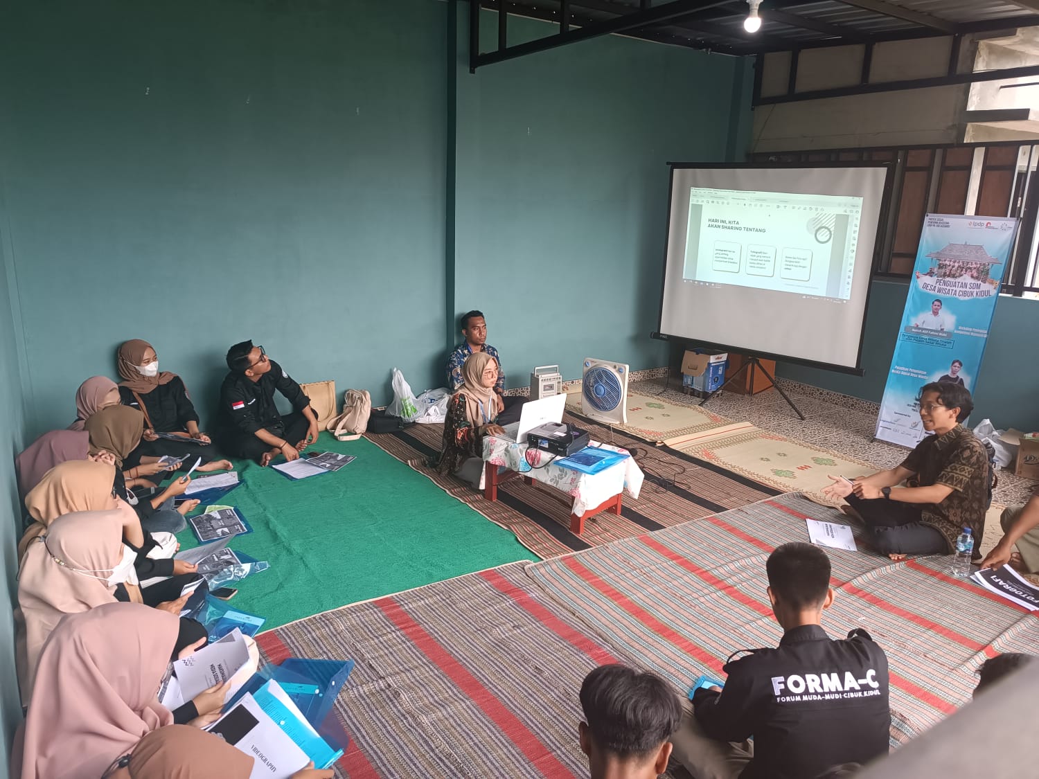 Workshop Manajerial Desa Wisata Cibuk Kidul Sleman Yogyakarta. Sumber Foto: Dok. Fudin