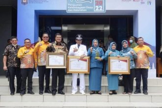 Kampung Bandar Agung juara II lomba Desa tingkat nasional regional I Sumatera. Sumber: bandaragung.id