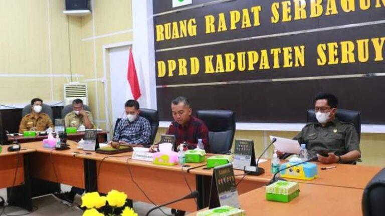 Rapat Dewan Perwakilan Rakyat Daerah Kabupaten Seruyan. Sumber Foto: seruyankab.go.id