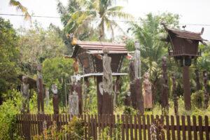 Sandung Ritual Tiwah. Sumber Foto: Twitter @devisriana