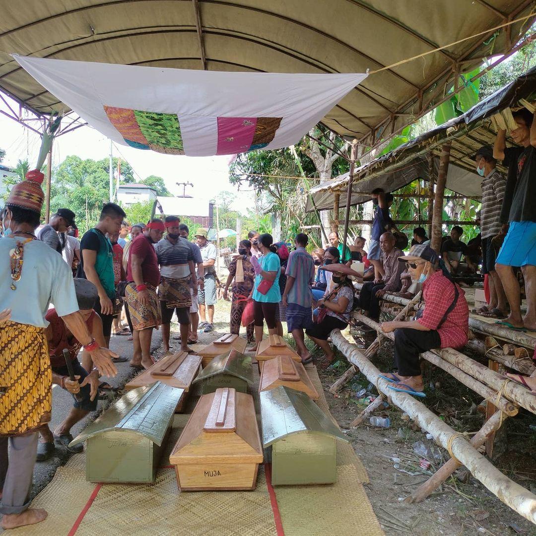 Peti Mati Ritual Tiwah. Sumber Foto: Twitter @budayaisenmulang