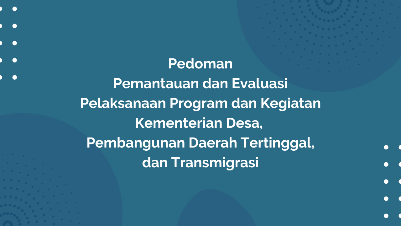 Peraturan Menteri Desa, Pembangunan Daerah Tertinggal, Dan Transmigrasi ...