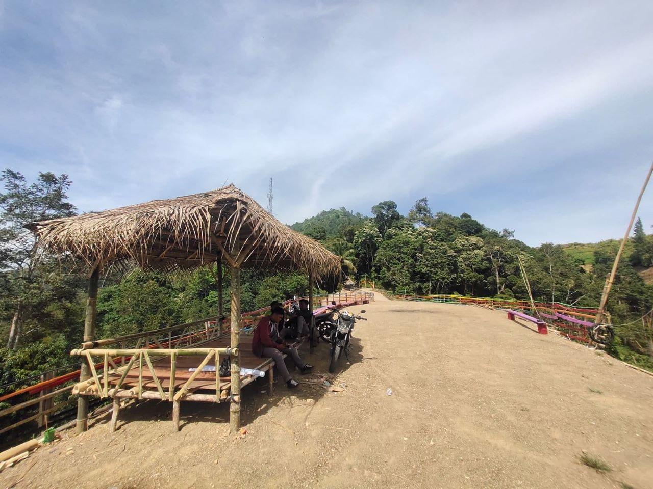 Salah satu saung yang ada di Desa Wisata Silungkang Duo. Sumber foto : Pengelola Desa Wisata Silungkang Duo.