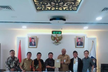 Ketua DPRD Kalteng Wiyatno bersama rombongan saat audiensi bersama Kemendagri. Sumber Foto: Istimewah