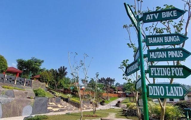 Petunjuk jalan Desa Wisata Lembah Asri Serang. Sumber Foto: Instagram @dlas_serang