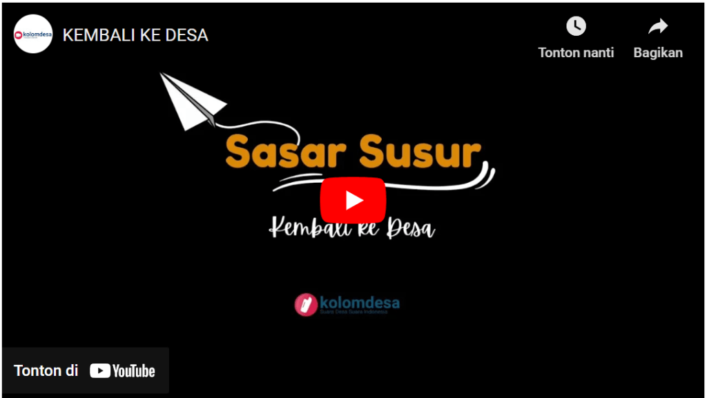 KEMBALI KE DESA