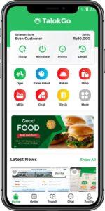 Beberapa fitur yang bisa di akses melalui aplikasi talokGo. Sumber foto: Playstore