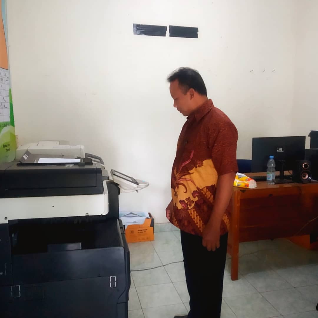 Kantor Unit Percetakan yang dikelola BUM Desa Sambimulyo. Sumber foto: BUM Desa Sambimulyo