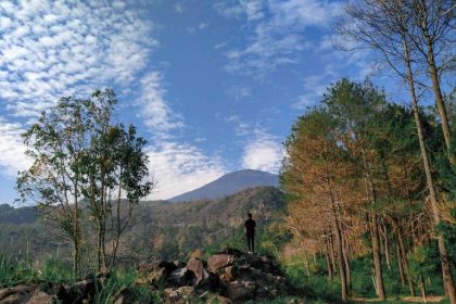 Panorama Taman Nasional Gunung Ciremai dari Desa Wisata Bantaragung. Sumber: Pengelola Wisata