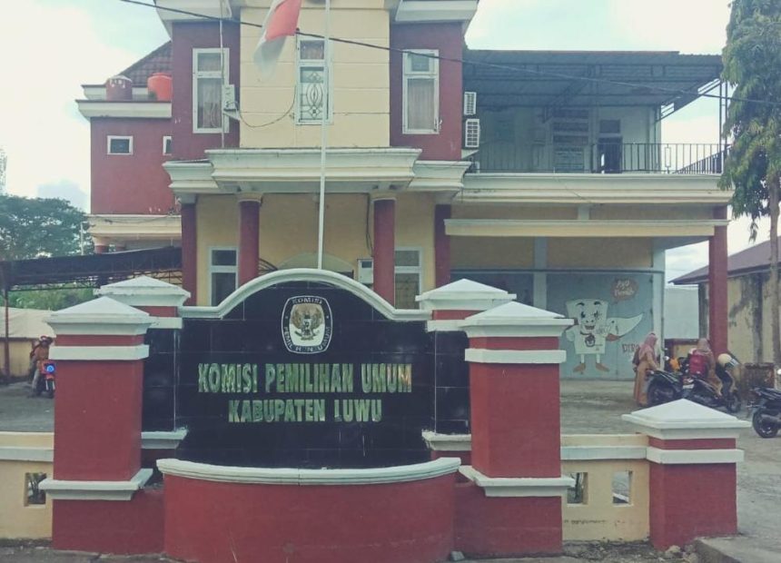 Kantor KPU Kabupaten Luwu Sumber Foto: Istimewa