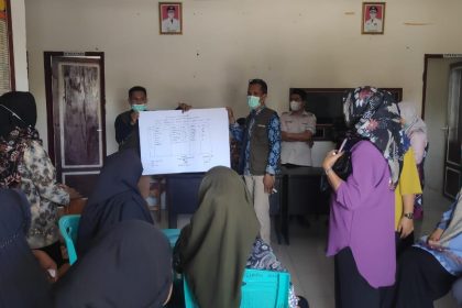 Tim kerja Program Penyehatan lingkungan Dinkes Prov Sulbar saat melaksanakan kegiatan Pemicuan Jamban Sehat Sumber Foto: dinkes.sulbarprov.go.id