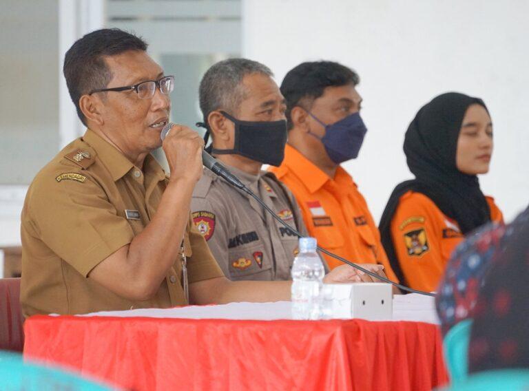 Lurah Banjarmlati Nanang Jumari saat menghadiri acara pembentukan Destana di Aula Kelurahan Banjarmlati, Selasa (9/5/2023). Sumber Foto: bpbd.jatimprov.go.id