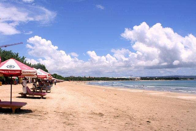 View pemandangan Pantai Kuta Bali Sumber Foto: Pixabay