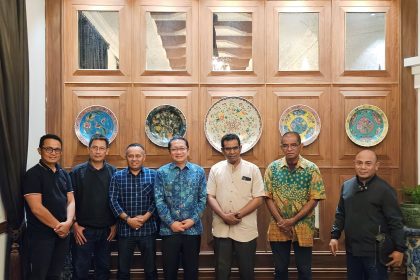 Pertemuan Rombongan ICMI Maluku Utara dengan Taufik Madjid Sekjen Kemendes PDTT. Sumber foto: Istimewa