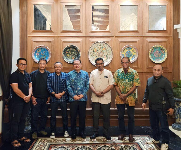 Pertemuan Rombongan ICMI Maluku Utara dengan Taufik Madjid Sekjen Kemendes PDTT. Sumber foto: Istimewa