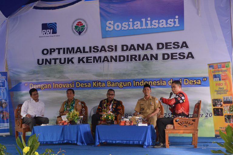 Sosialisasi Penggunaan dan Pengawasan dana desa tahun 2023. Sumber foto: dpmd.banjarkab.go.id