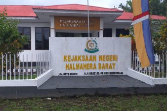 Kantor Kejaksaan Negeri Halmahera Barat. Sumber foto: Istimewa