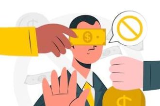 Ilustrasi foto stop korupsi, Sumber foto: freepik. Com