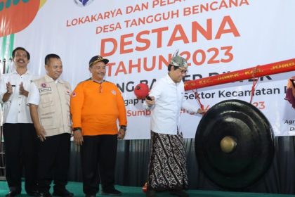 Mendes PDTT Gus Halim saat peresmian Destana. Sumber foto: Humas Kemendes PDTT.
