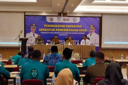 Pengoptimalisasian Sistem Informasi Desa oleh apratur desa. Sumber foto: home.banjarkab.go.id