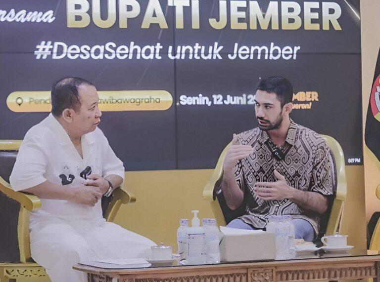 Pertemuan Reza dan Bupati Jember, Sumber Foto: Instagram @pemkabjember