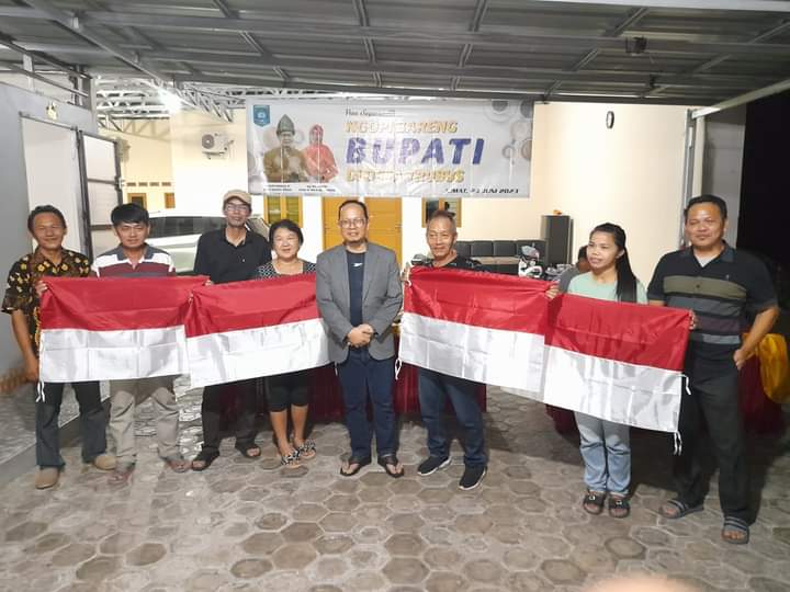 Algafry Rahman saat acara ngopi bareng bupati, Sumber foto: facebook Dinas Kominfosta Bateng