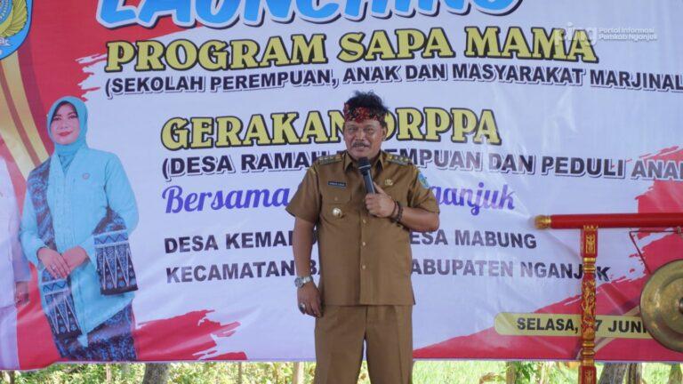 Launching Program Sapa Mama dan DRPPA, Sumber Foto: ngajukkab.go.id