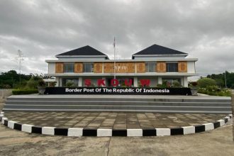 Pos Lintas Batas Negara atau PLBN Skouw, Distrik Muaratami, Kota Jayapura. Sumber foto: https://papua.go.id/