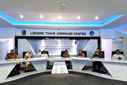 Kegiatan sosialisasi pembinaan dan penguatan PPID desa melalui Desa Gemilang Informasi Publik tahun 2023 Sumber Foto: diskominfo.lomboktimurkab.go.id