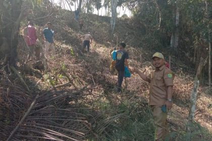Lokasi rencana pembuatan patung Bunda Maria di mata air Waelokom, Desa Loha, Kecamatan Pacar, Kabupaten Manggarai Barat, sudah mulai dibabat Sumber Foto: Istimewa