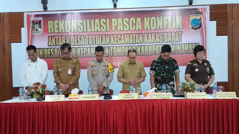 Rekonsiliasi Desa Tolok dan Totolan, Ini Kata Bupati Minahasa