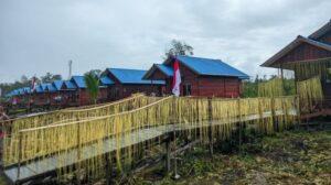 Bantuan 75 unit rumah untuk warga. Sumber foto: Istimewa