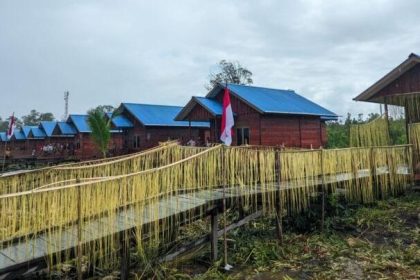Bantuan 75 unit rumah untuk warga. Sumber foto: Istimewa