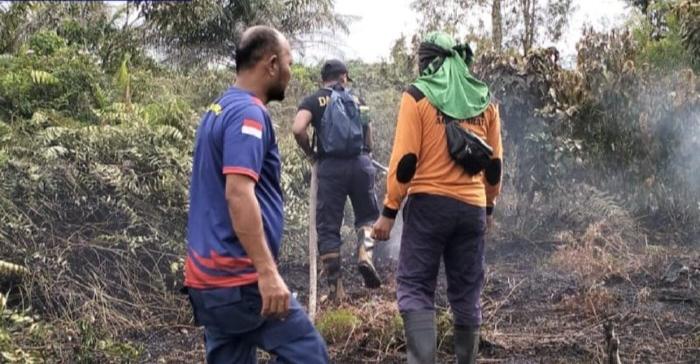 foto Petugas BPBD Aceh Barat saat pemadaman api dilokasi, Sumber foto: https://bpbd.acehbaratkab.go.id/