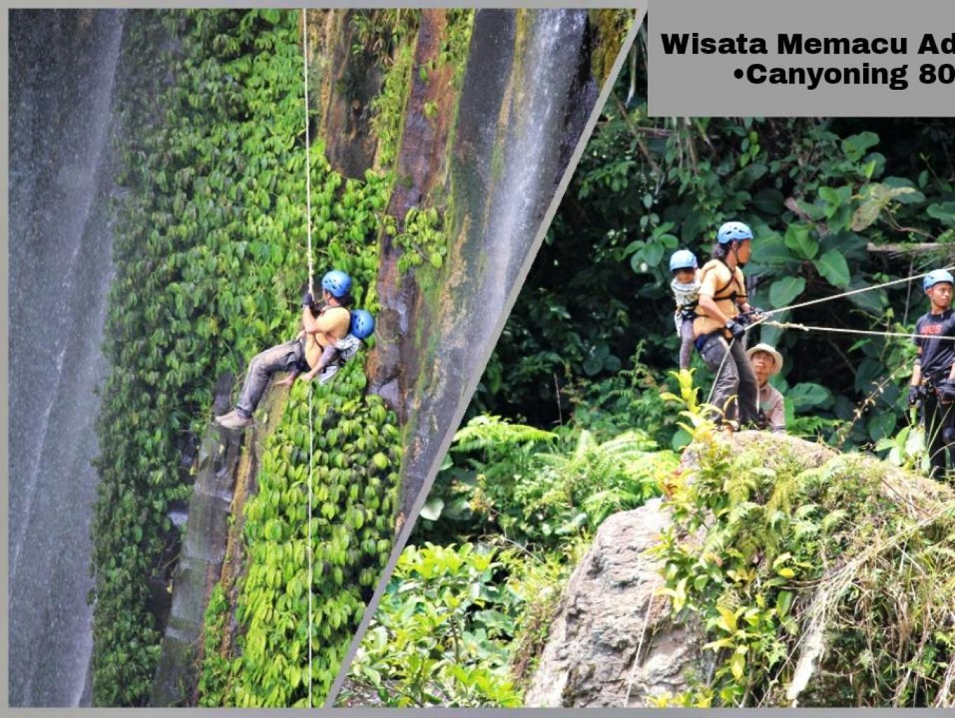 Canyoning Wisata Belirang BUM Desa Belirang. Sumber foto: website resmi jadesta.kemenparekraf.go.id 