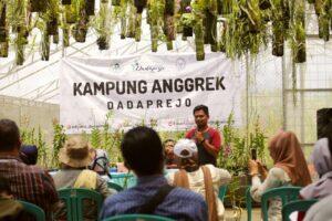 Pelatihan anggrek yang dikembangkan oleh kelompok wisata anggrek Desa Dadaprejo, Kabupaten Batu, Jawa Timur. Sumber foto: Istimewa