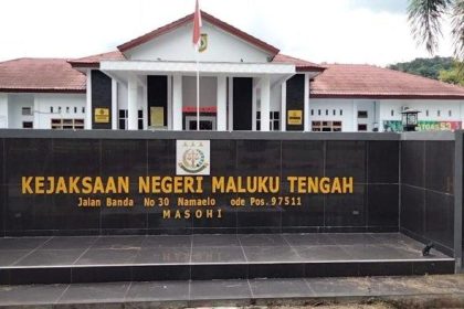 Kantor Kejaksaan Negeri Maluku Tengah, Jln. Banda Kelurahan Namaelo, Kota Masohi, Sumber Foto: Istimewa