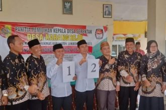 Proses tahapan Pilkades di Desa Karangrejo, Gumukmas, Jember. Sumber foto: Istimewa.