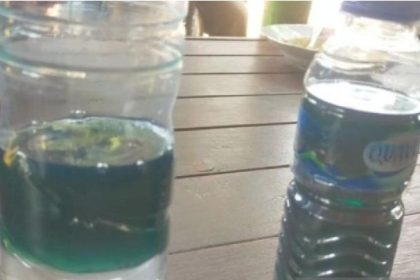 Air dari sumur warga diduga tercampur dengan BBM. Sumber: Humas Polres Bogor.