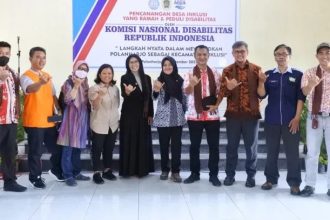 Pencanangan Desa Inklusi yang Ramah dan Peduli Disabilitas beberapa waktu lalu. Sumber foto: Istimewa.