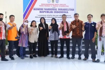 Pencanangan Desa Inklusi yang Ramah dan Peduli Disabilitas beberapa waktu lalu. Sumber foto: Istimewa.