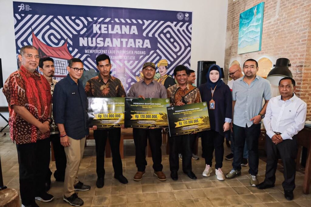 3 Desa Wisata di Padang Dapat Dana Dukungan Kemenparekraf