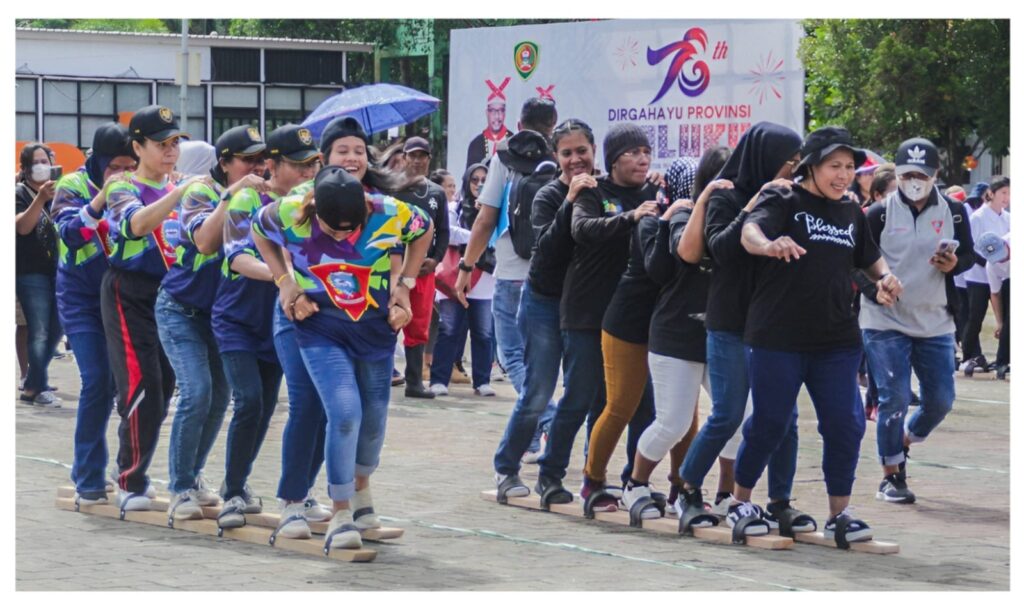 Festival Olahraga Tradisional dalam Hari Ulang Tahun (HUT) ke-448 Kota Ambon, Sumber Foto: ambon.go.id