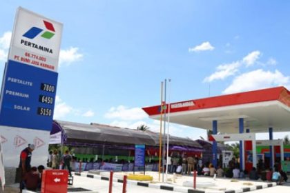 Ilustrasi SPBU. Sumber: Dok Pertamina.