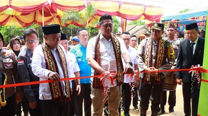 peresmian desa negara saka jadi kampung bebas narkoba. sumber: humas.lampung.polri.go.id