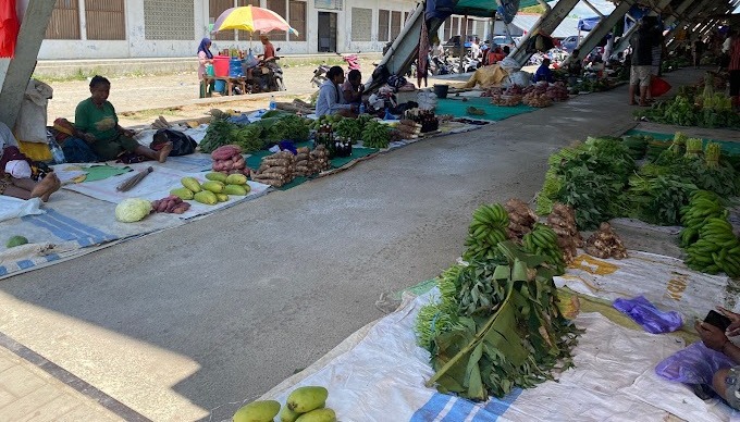 Pedagang Mama Papua Di Pasar Pharaa Sentani, Sumber Foto: Istimewa