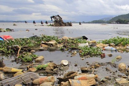 Danau Sentani Tampak Banyak Sampah, Sumber Foto: Istimewa